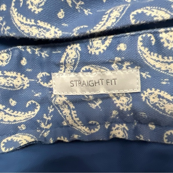 Bonobos Pants Mens 33x32 Blue Straight Fit Chinos Preppy Casual - Picture 7 of 11